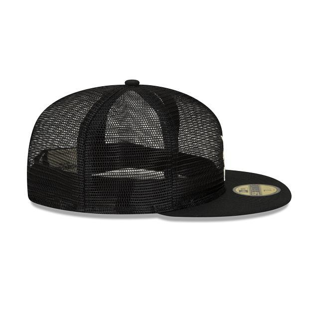 Fear of God Essential Full Mesh Black 59FIFTY Fitted Hat Male Product Image