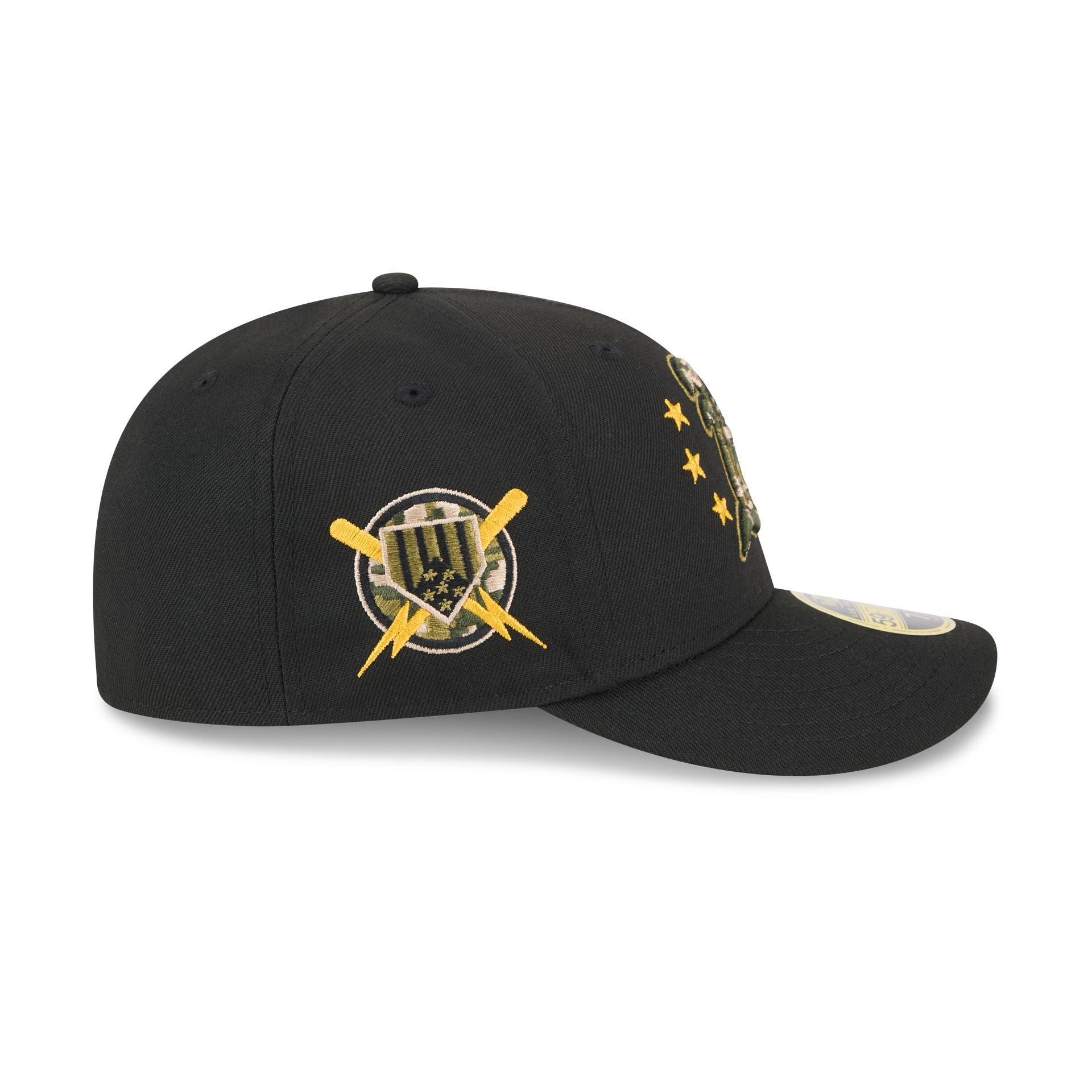 Oakland Athletics Armed Forces Day 2024 Low Profile 59FIFTY Fitted Hat Male Product Image