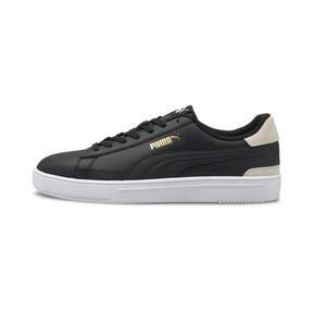 PUMA Serve Pro Men's Sneakers in Black/White/Team Gold Product Image