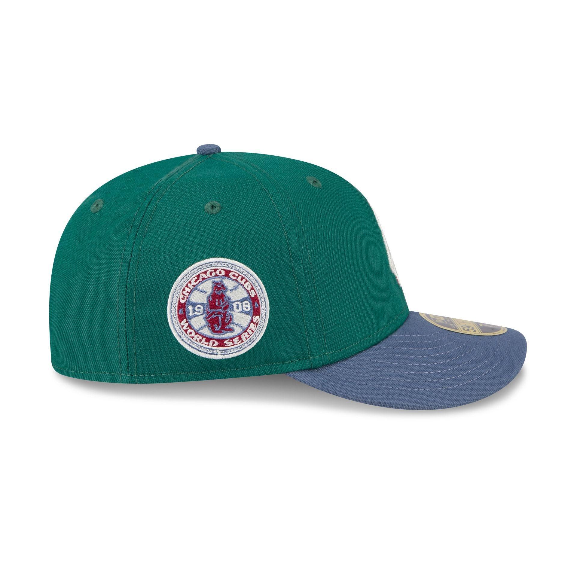 Chicago Cubs Green Gemstone Low Profile 59FIFTY Fitted Hat Male Product Image