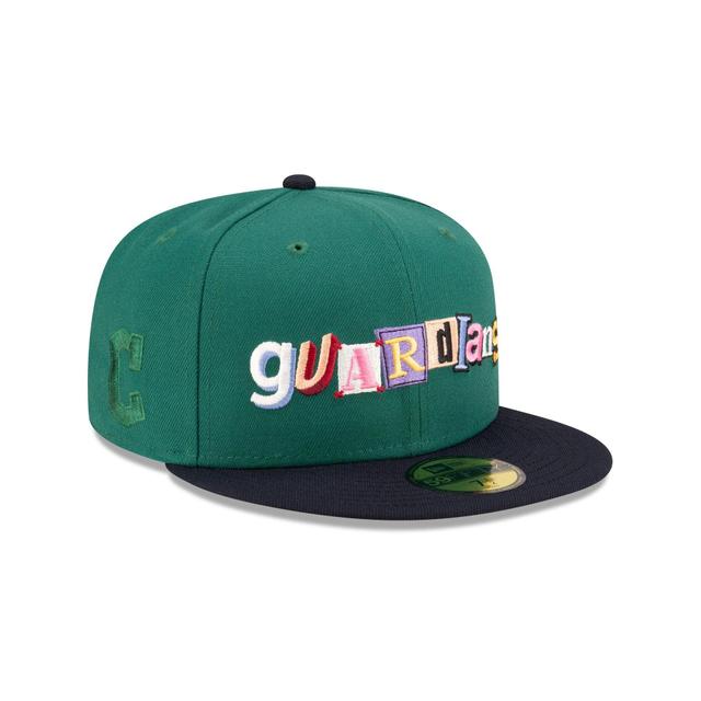 Just Caps Note Pack Cleveland Guardians 59FIFTY Fitted Hat Male Product Image