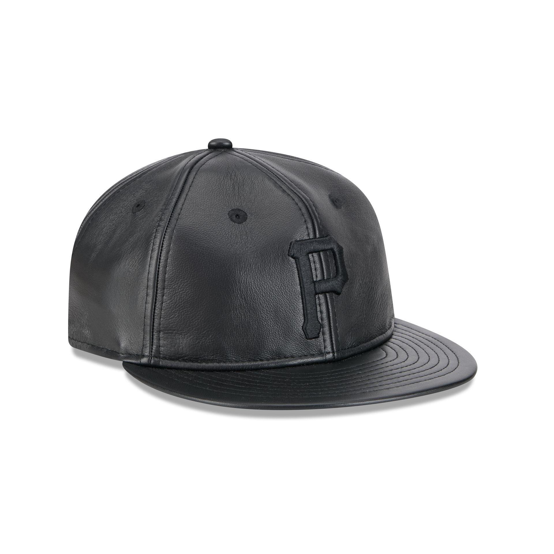 Pittsburgh Pirates Genuine Leather Retro Crown 9FIFTY Strapback Hat Male Product Image