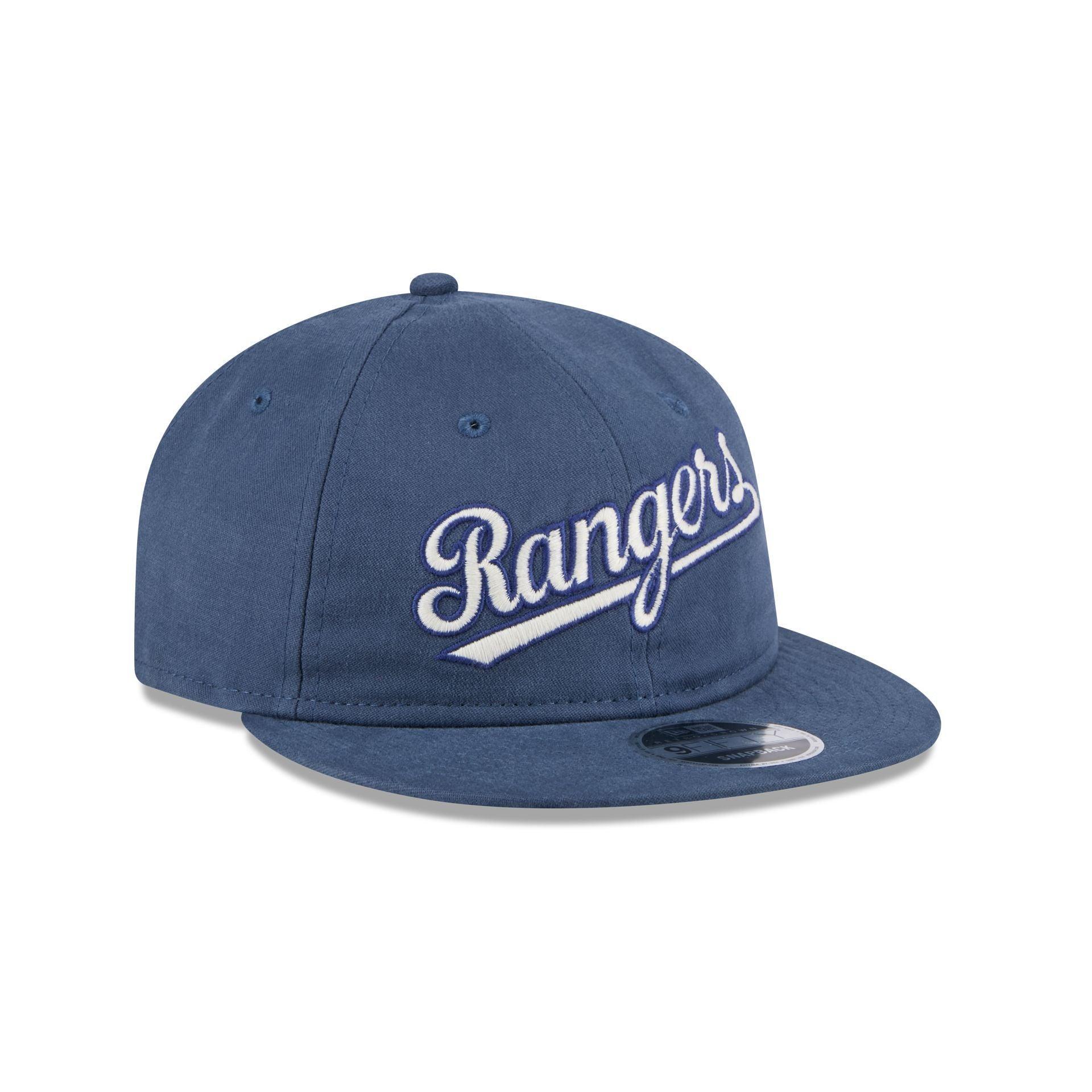 Texas Rangers Vintage Retro Crown 9FIFTY Snapback Hat Male Product Image