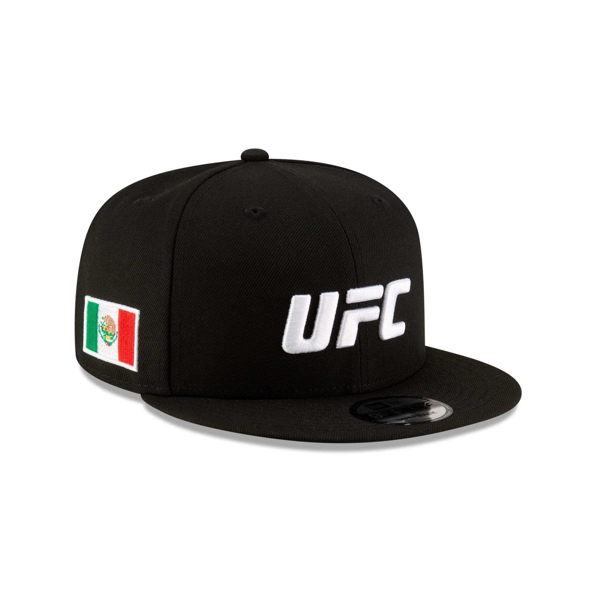 UFC Mexico Black 9FIFTY Snapback Hat Male Product Image