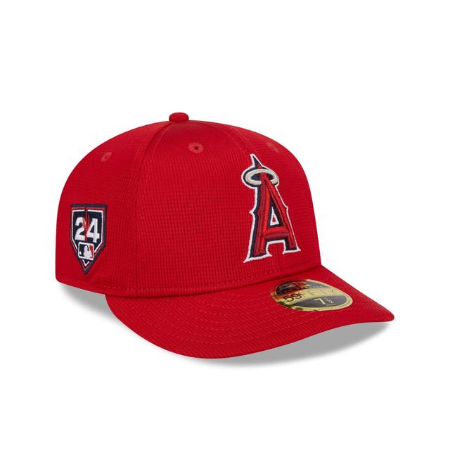 Los Angeles Angels 2024 Spring Training Low Profile 59FIFTY Fitted Hat Male Product Image