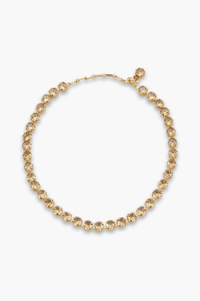 Gold-tone Crystal Necklace Product Image