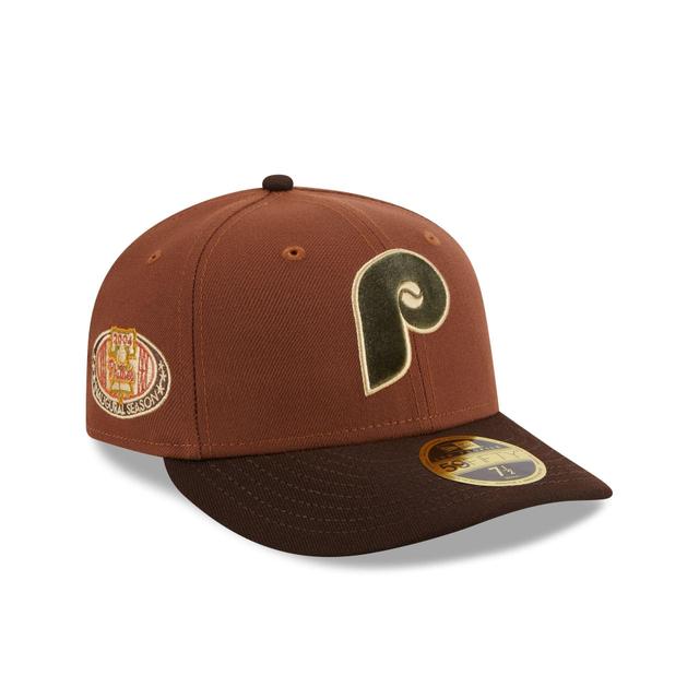 Philadelphia Phillies Velvet Fill Low Profile 59FIFTY Fitted Hat Male Product Image