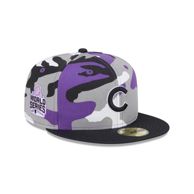 Just Caps Color Camo Chicago Cubs 59FIFTY Fitted Hat Male Product Image