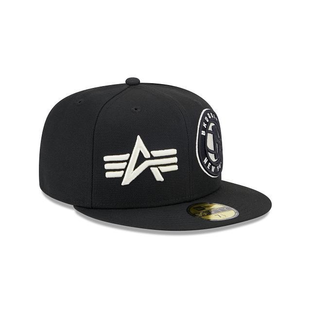 Alpha Industries X Brooklyn Nets Dual Logo 59FIFTY Fitted  Product Image