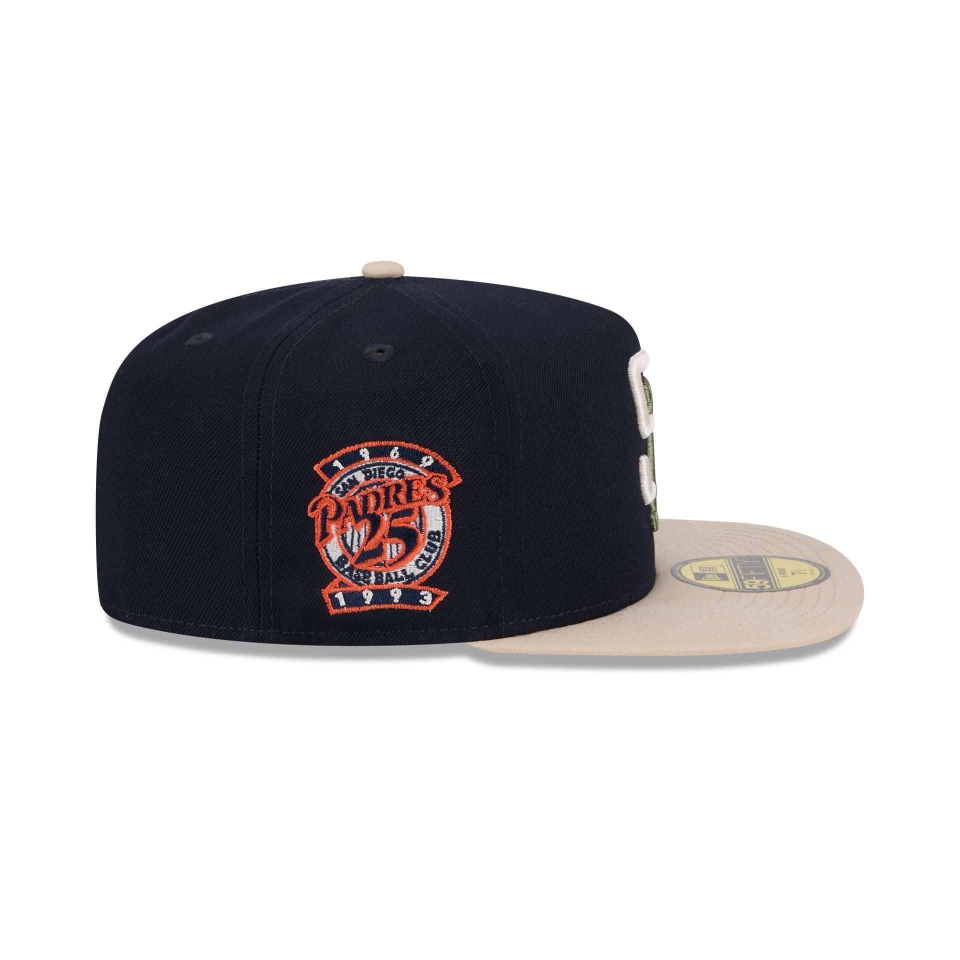 San Diego Padres Canvas 59FIFTY A-Frame Fitted Hat Male Product Image