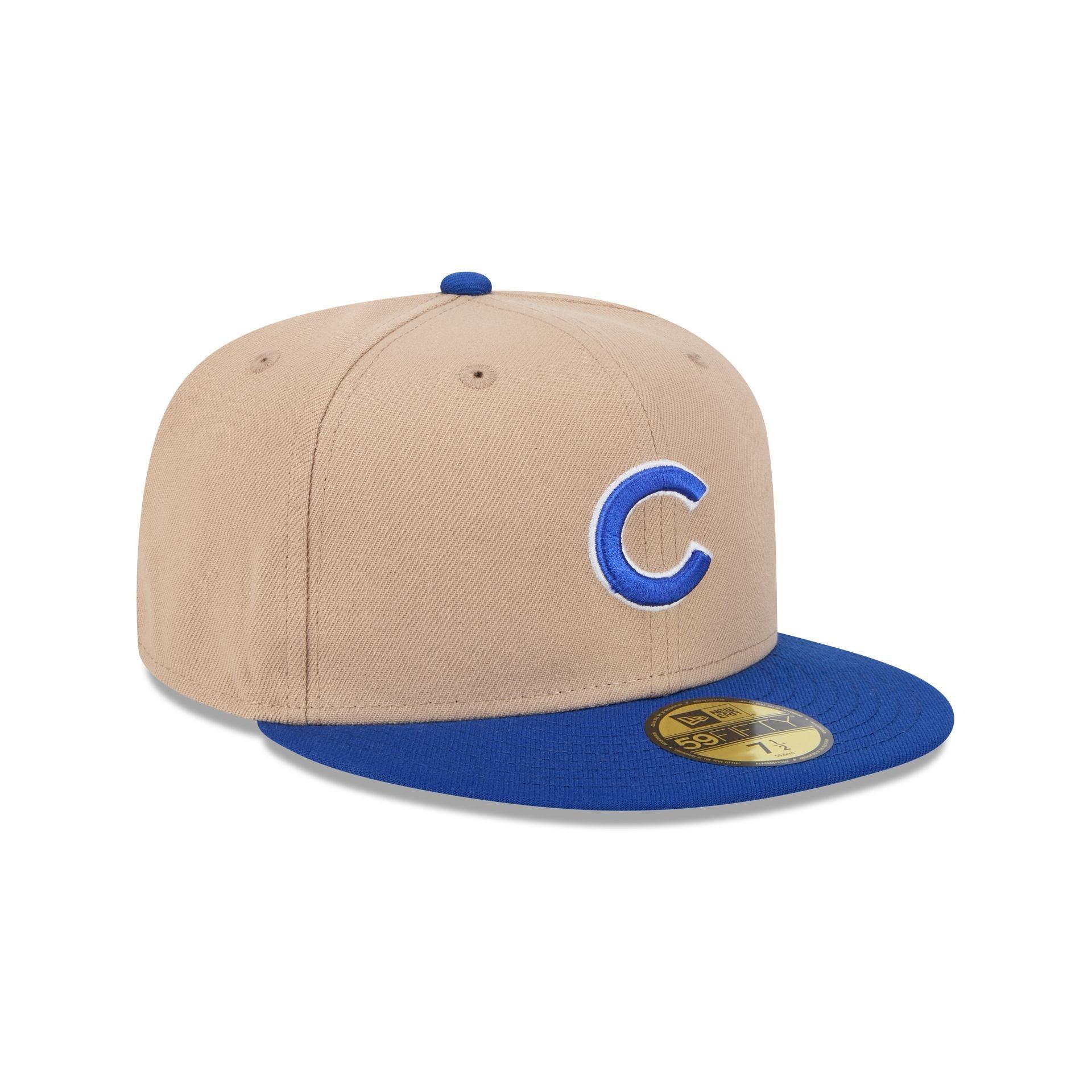 Chicago Cubs Camel 59FIFTY Fitted Hat Male Product Image