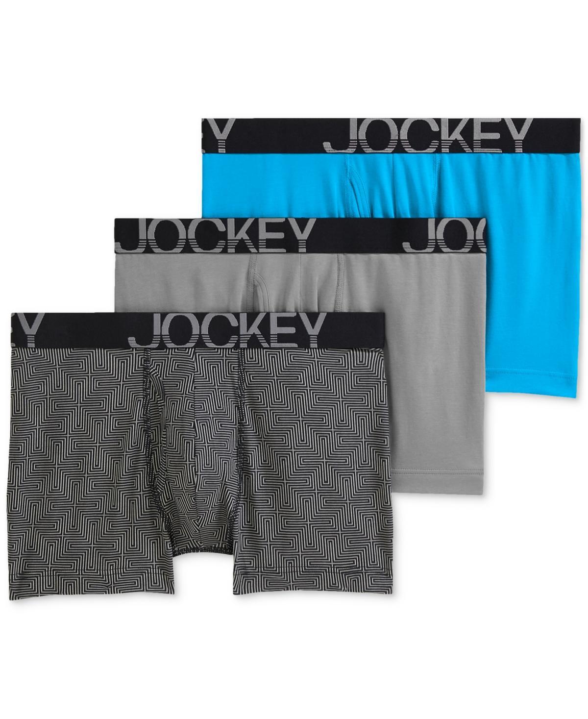 Mens Jockey ActiveStretch 3-Pack Boxer Briefs Product Image