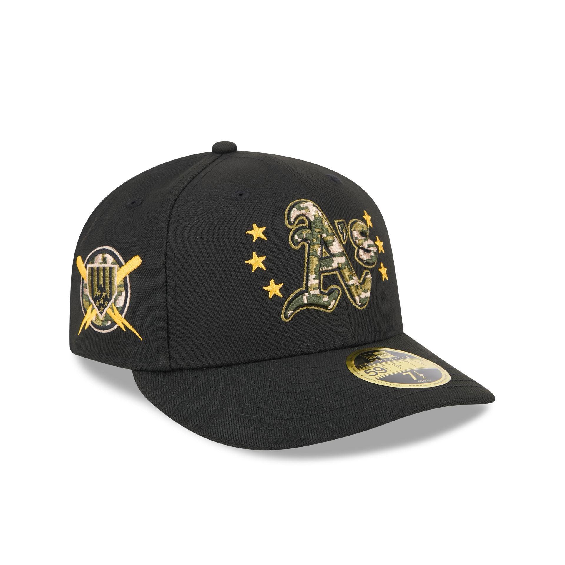 Oakland Athletics Armed Forces Day 2024 Low Profile 59FIFTY Fitted Hat Male Product Image