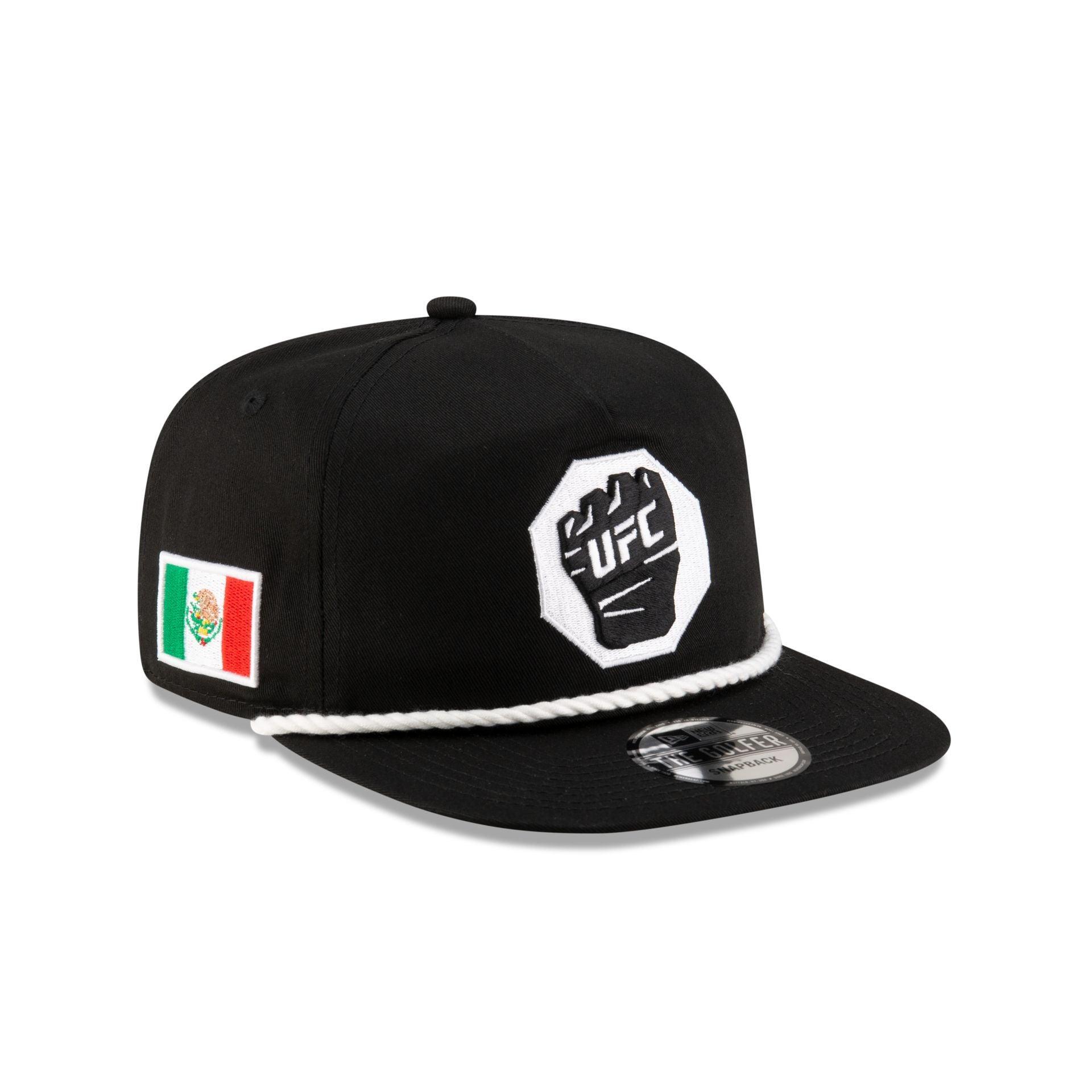 UFC Mexico Black Glove Golfer Snapback Hat Male Product Image