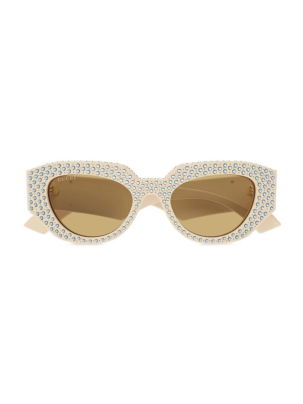 Gucci Geometrical Directional Sunglasses Cream.. Product Image