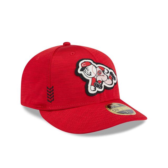 Cincinnati Reds 2024 Clubhouse Low Profile 59FIFTY Fitted Hat Male Product Image