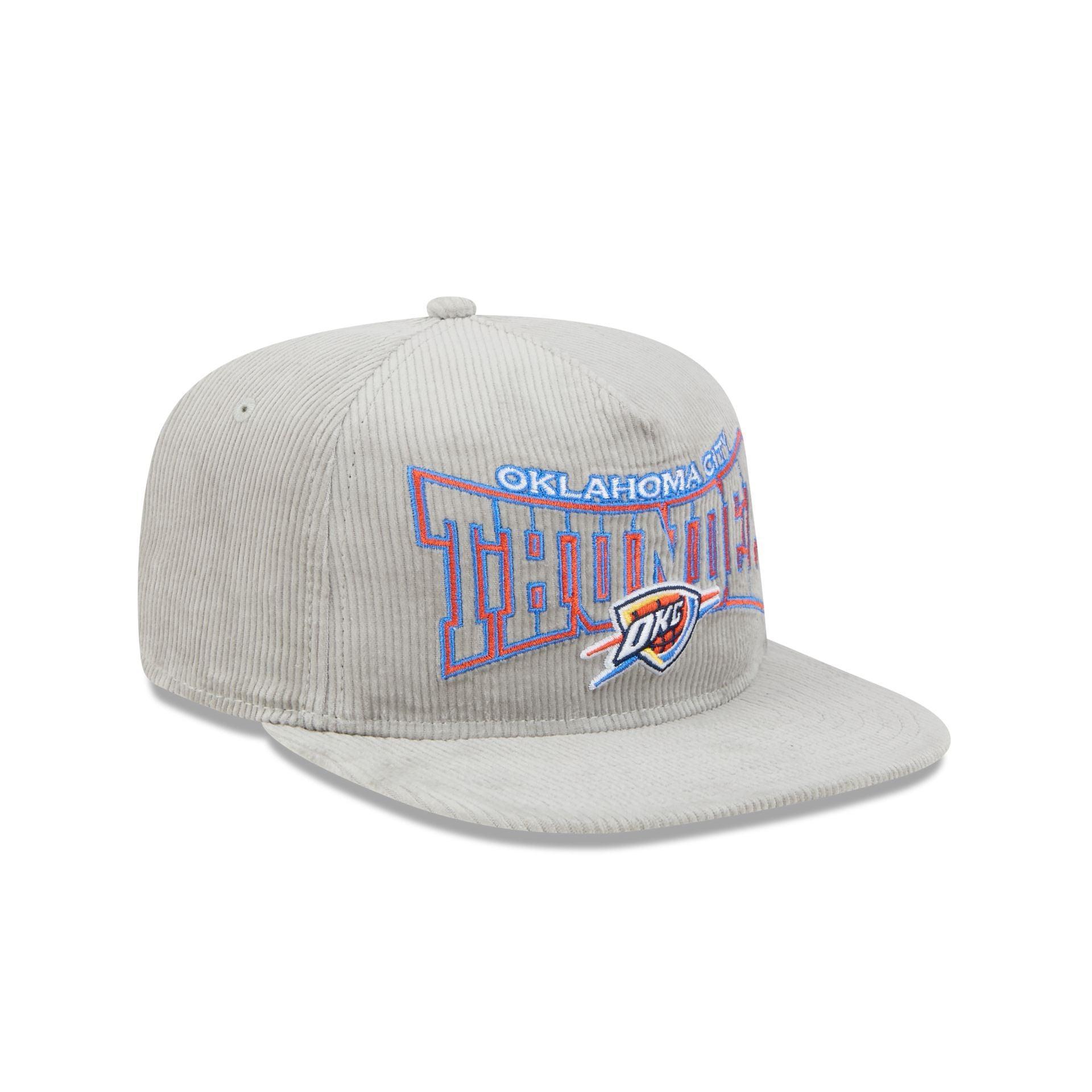 Oklahoma City Thunder Gray Cord Golfer Hat Male Product Image