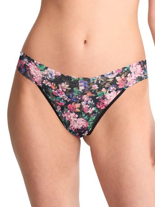 Hanky Panky Print Lace Original Rise Thong Product Image