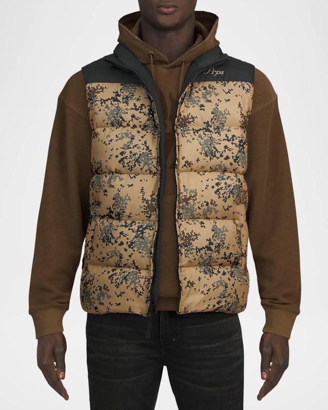 Men's Winter Park Camo Puffer Vest Product Image