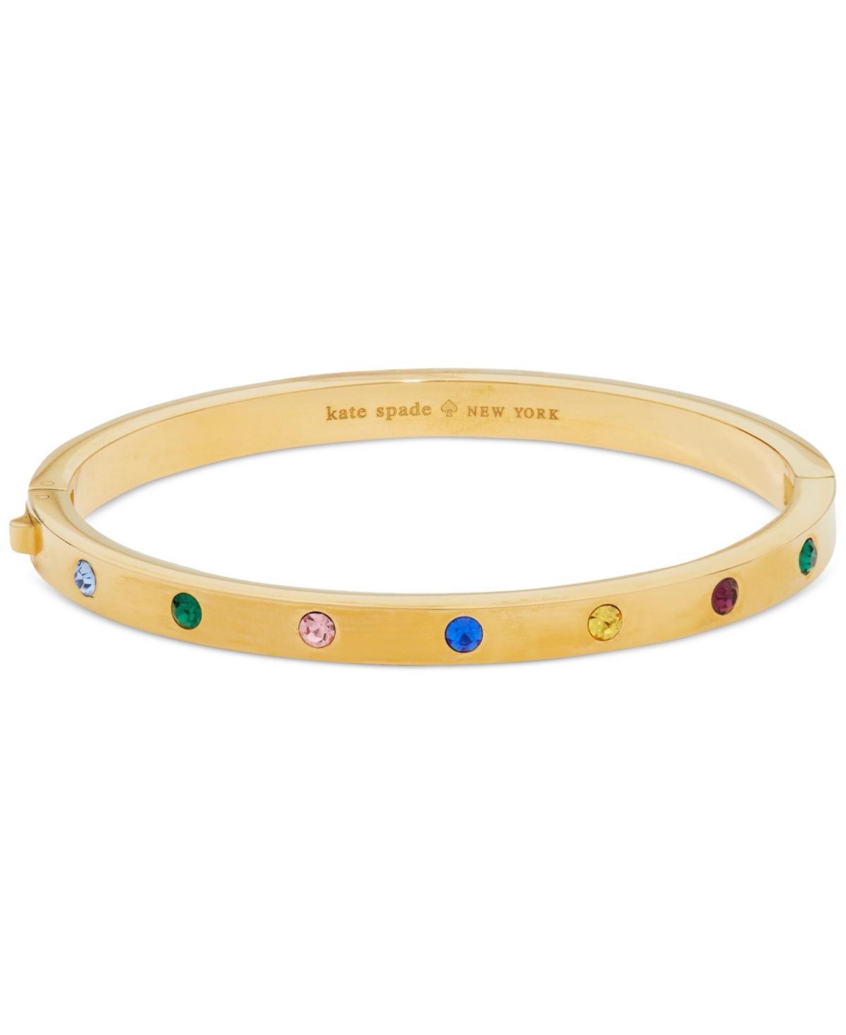 kate spade new york Set in Stone Imitation Pearl Hinged Bangle Bracelet Product Image