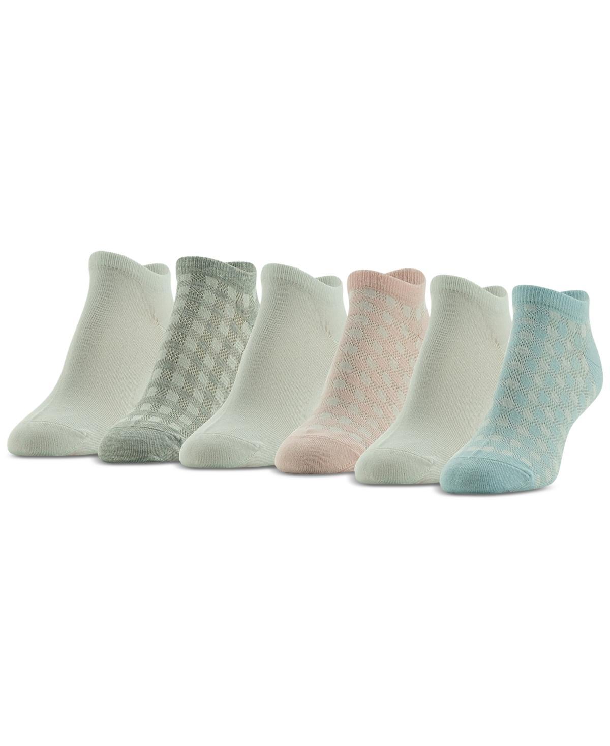 Gold Toe Womens 6-Pk. Gingham Liner Socks Product Image