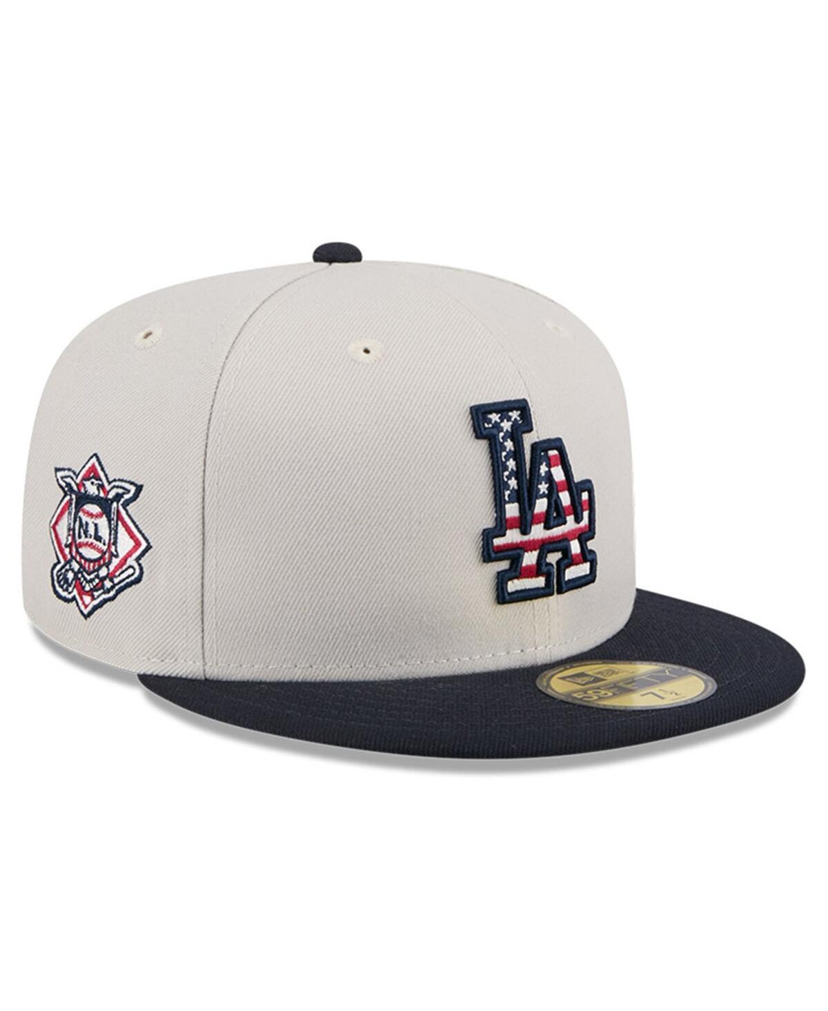 New Era Mens Black Los Angeles Dodgers 2024 Fourth of July 59FIFTY Fitted Hat Product Image