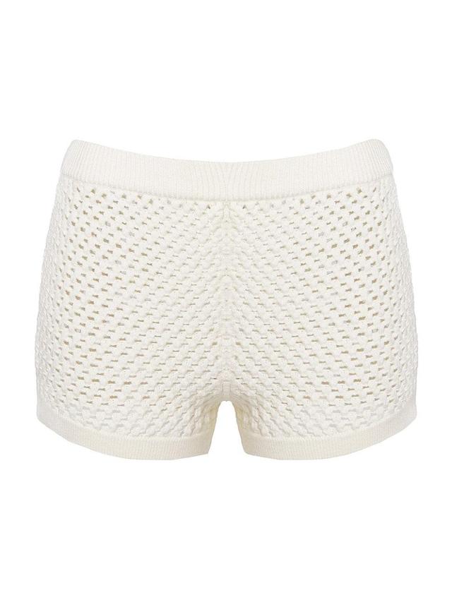 Womens Nerina Crochet Hot Shorts Product Image