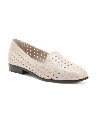 Leather Liz Open Weave Loafers for Women | Leather/Man-Made Sole Product Image