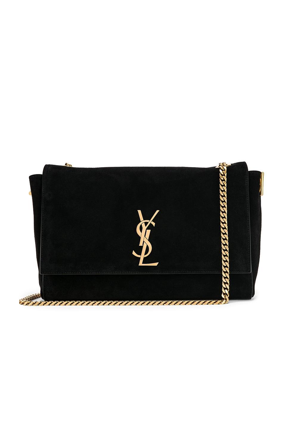 Saint Laurent Kate Supple Reversible Leather Shoulder Bag Product Image