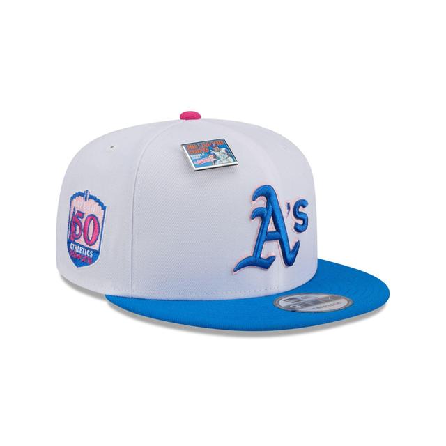 Big League Chew X Oakland Athletics Cotton Candy 9FIFTY Snapback Hat Male Product Image