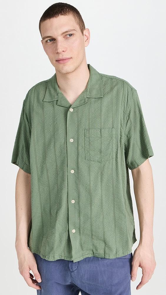 Corridor Striped Seersucker Shirt | Shopbop Product Image