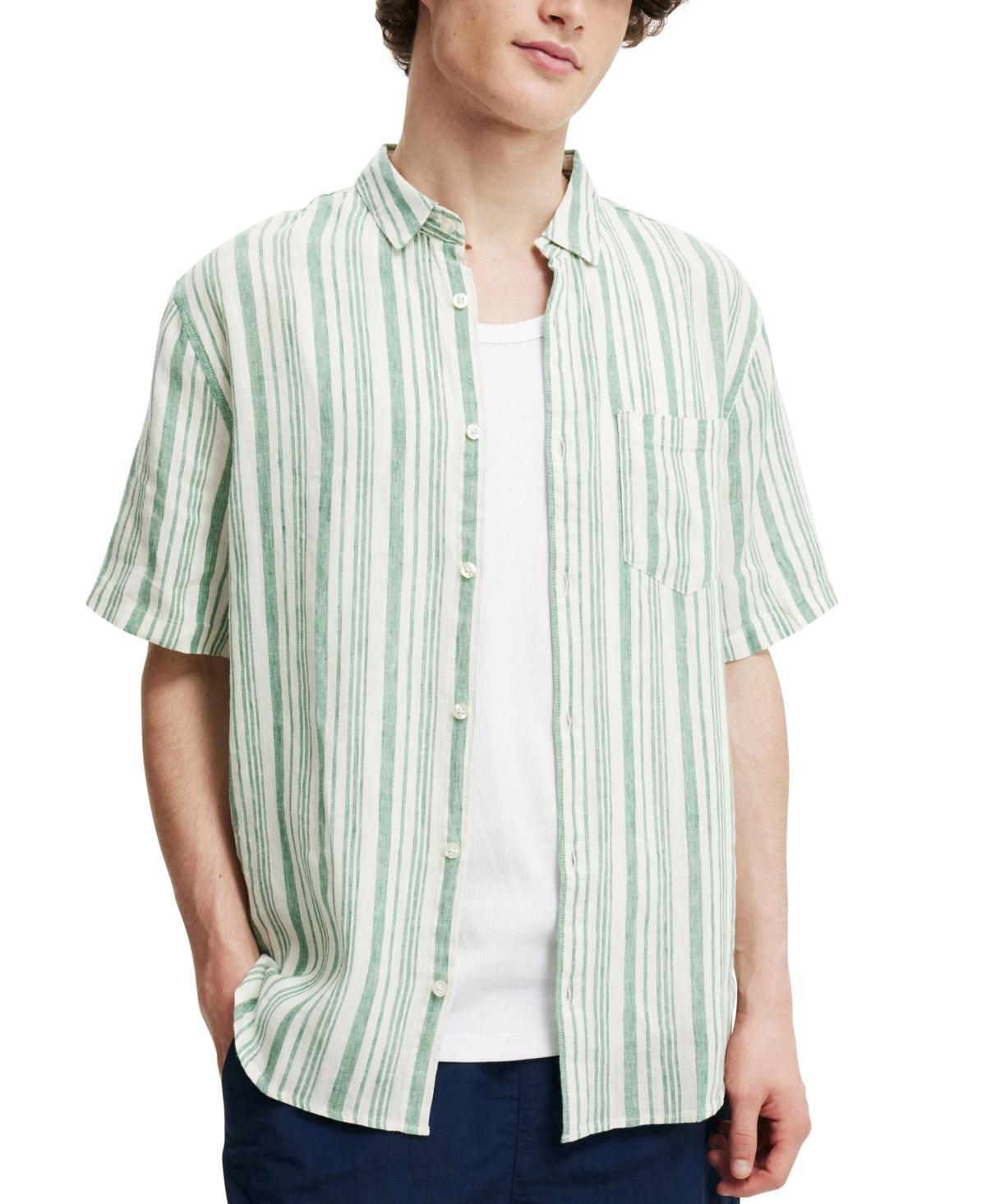 Cotton On Mens Linen Short Sleeve Shirt Product Image