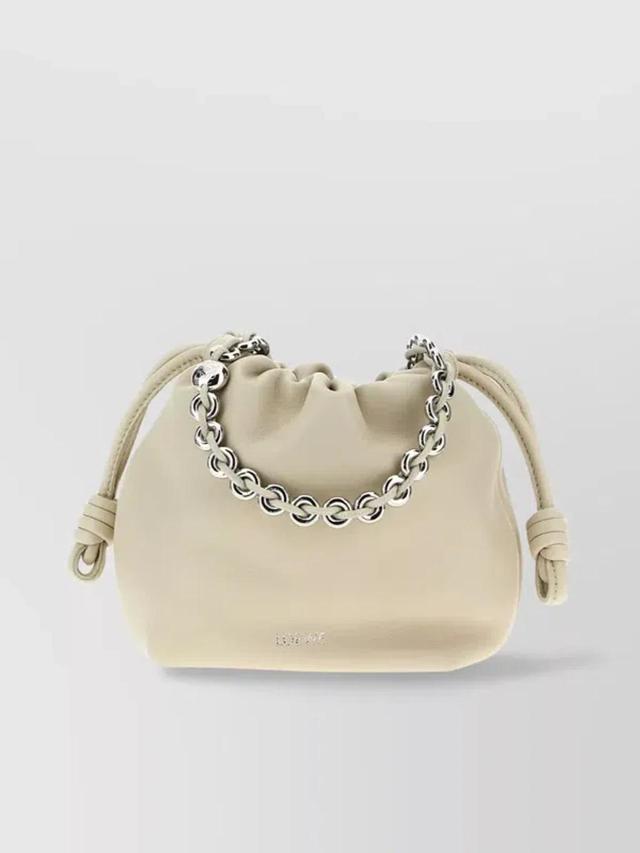 LOEWE Leather Mini Flamenco Purse In Seasalt Product Image