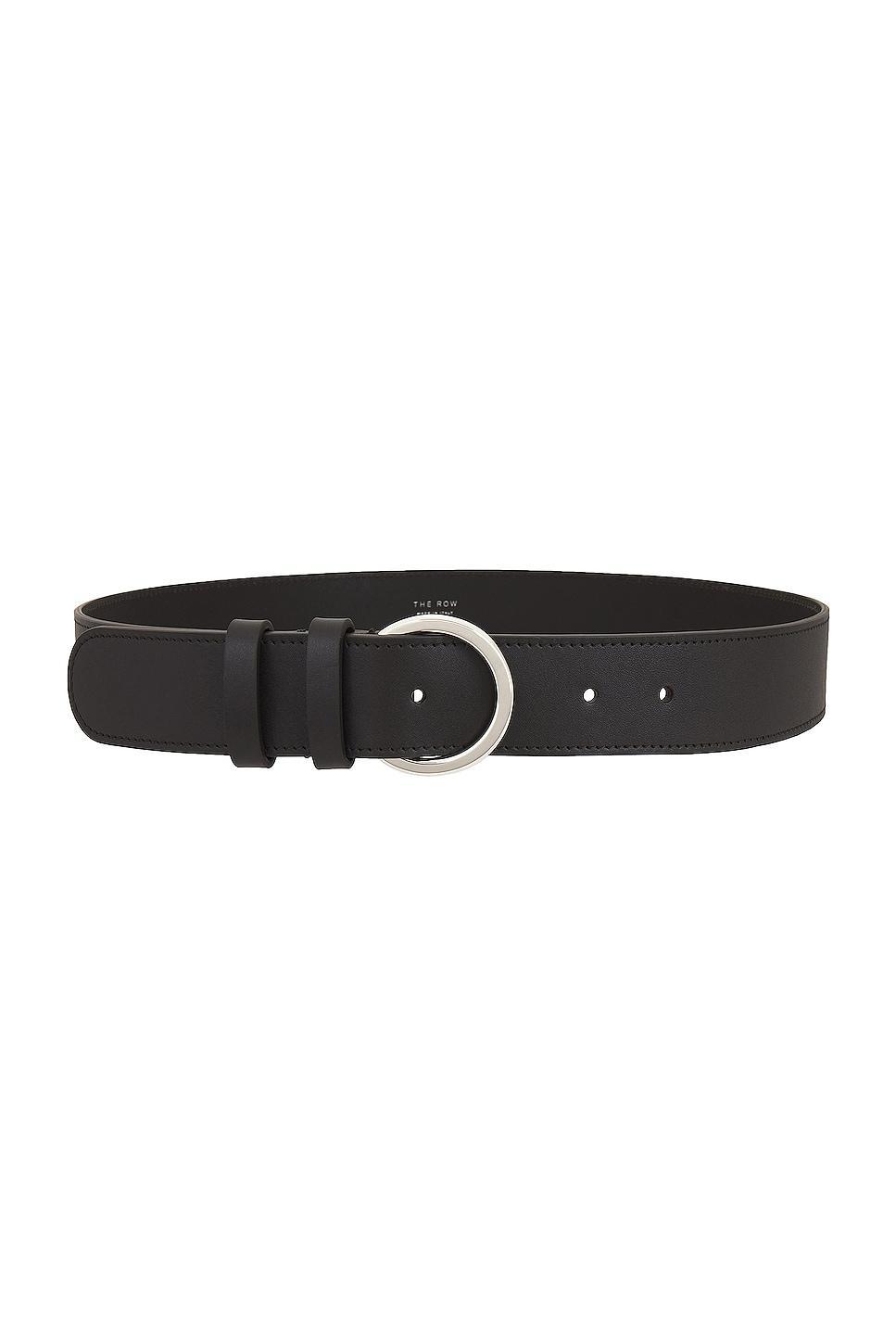 The Row Half Moon Belt Black. (also in ). Product Image