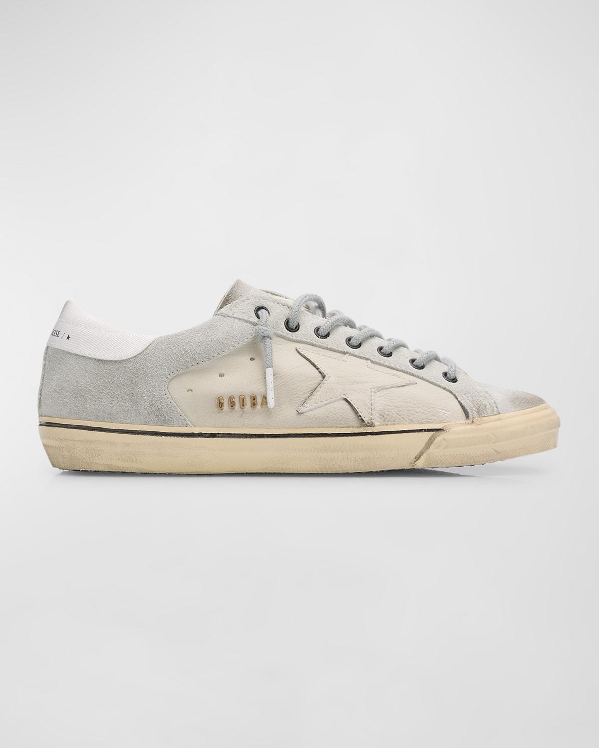 Golden Goose Mens Super-Star Lace Up Sneakers Product Image