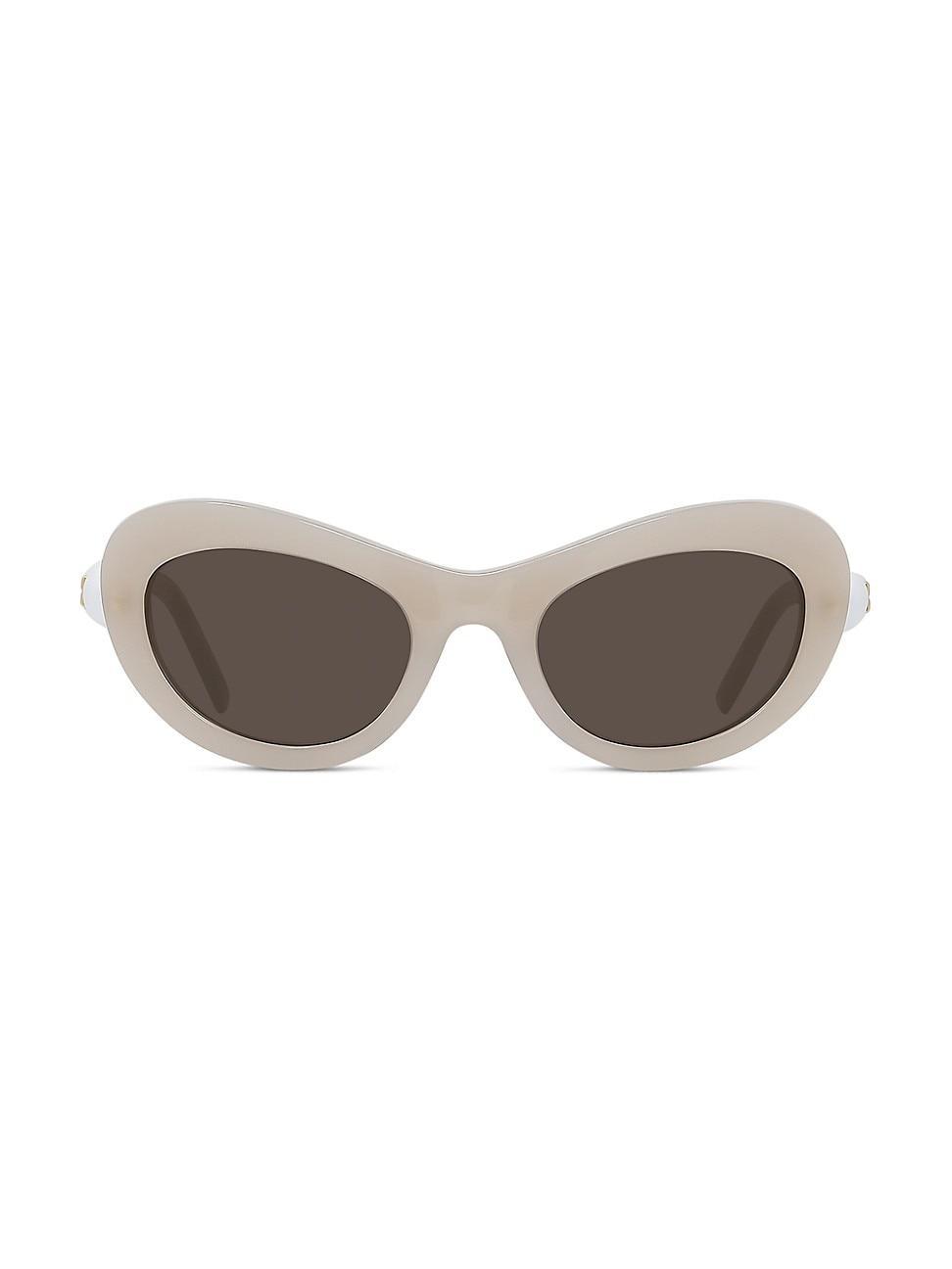 Womens Pearl Oval 51MM Sunglasses Product Image