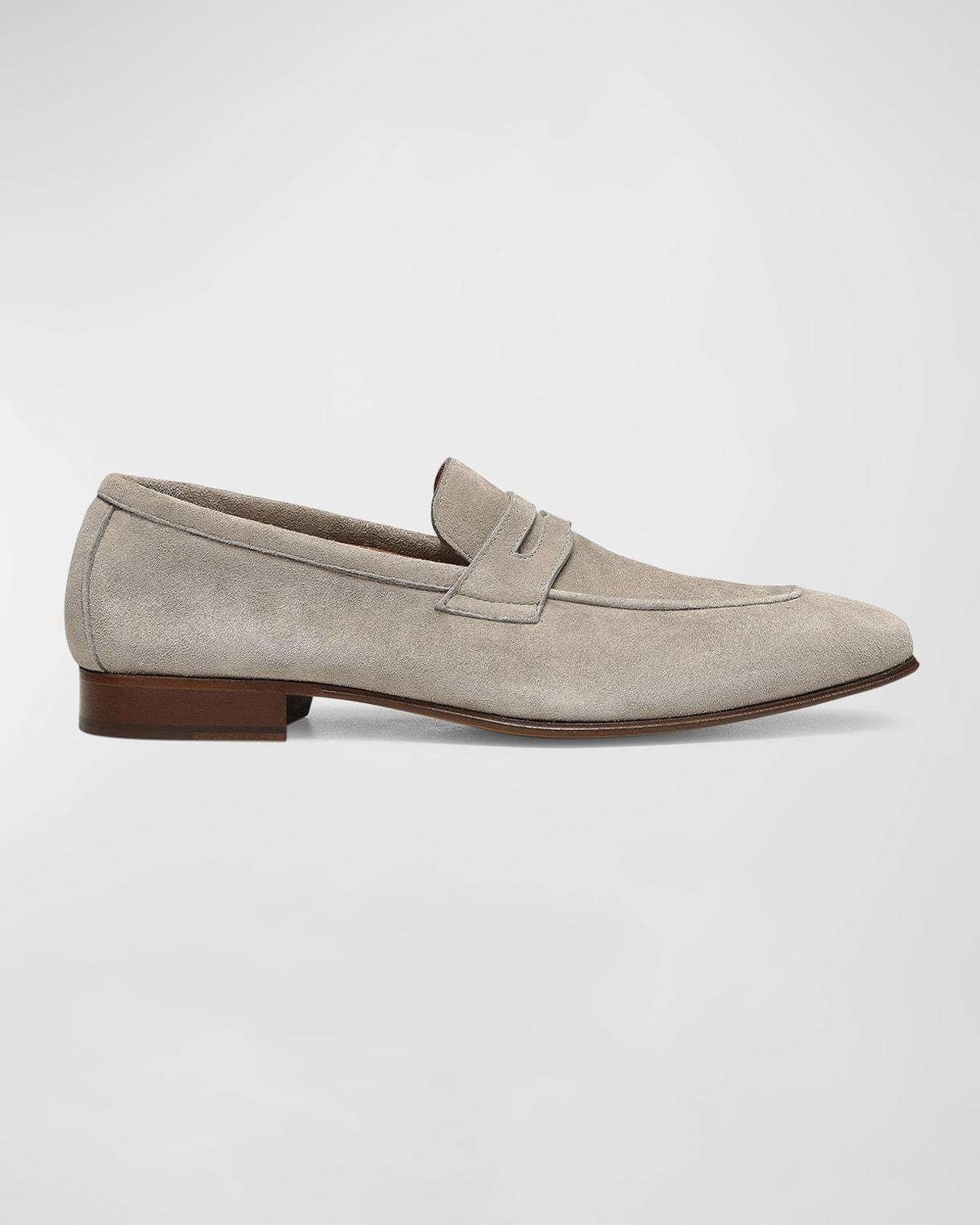 Donald Pliner Mens Jayce Suede Penny Loafers Product Image