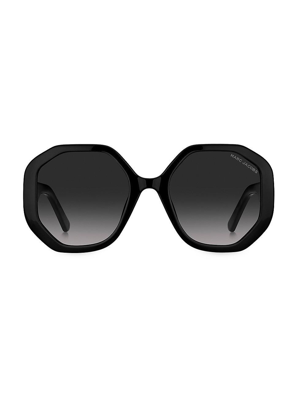 Marc Jacobs 53mm Gradient Round Sunglasses Product Image