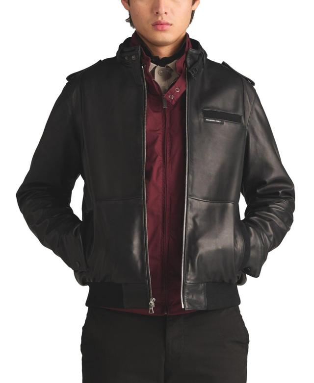 Mens Iconic Leather Jacket Product Image