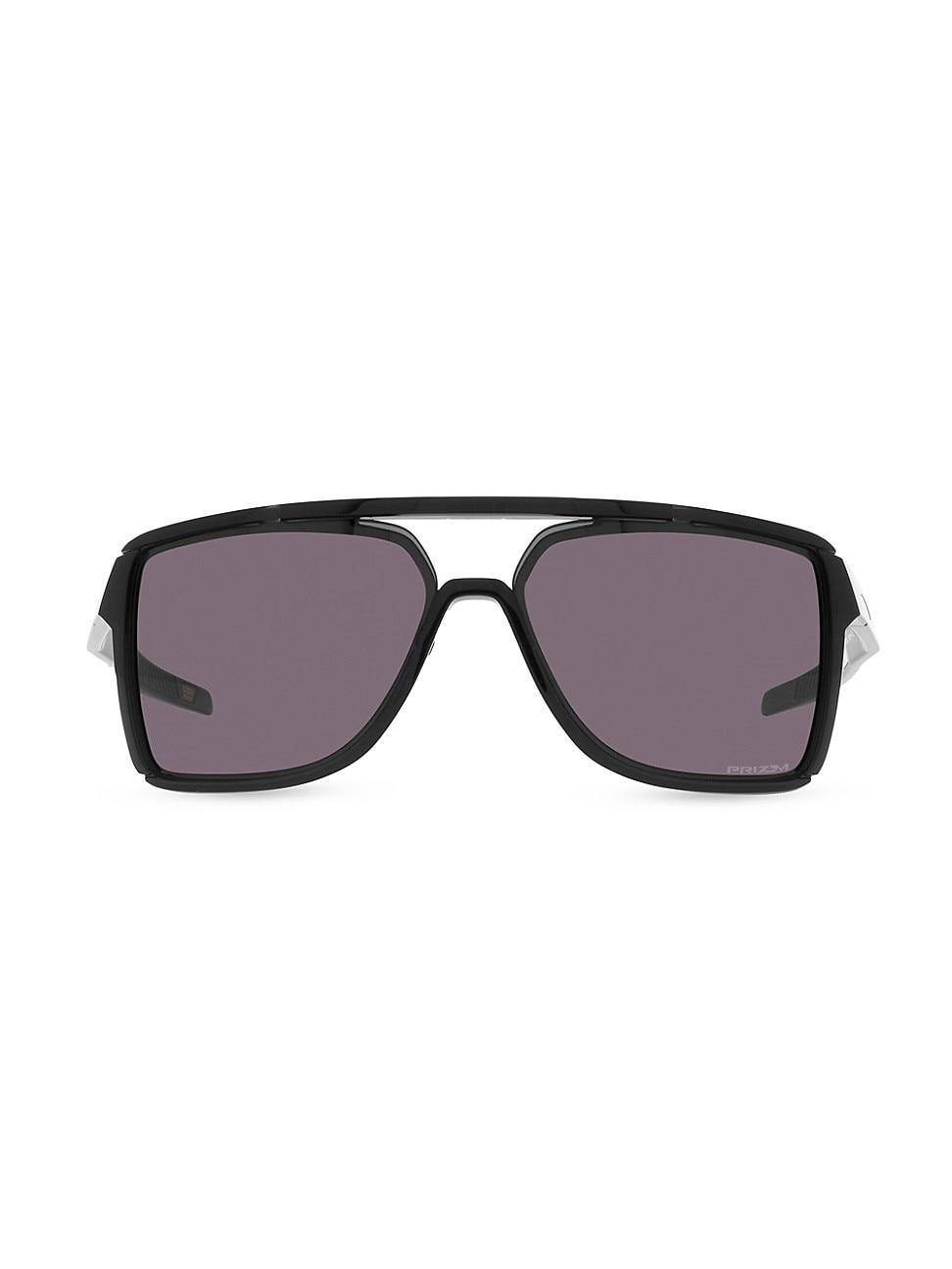 Oakley Castel 63mm Prizm Oversize Rectangular Sunglasses Product Image