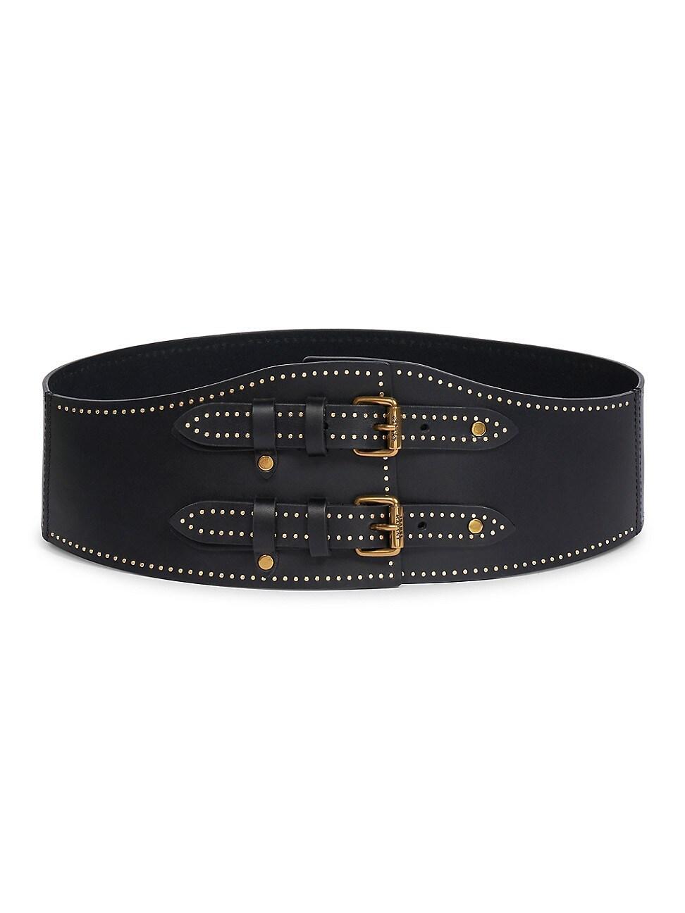 Womens Riccia Leather Waist Belt Product Image