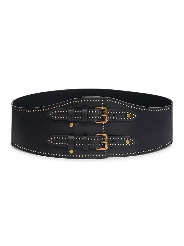 Womens Riccia Leather Waist Belt Product Image