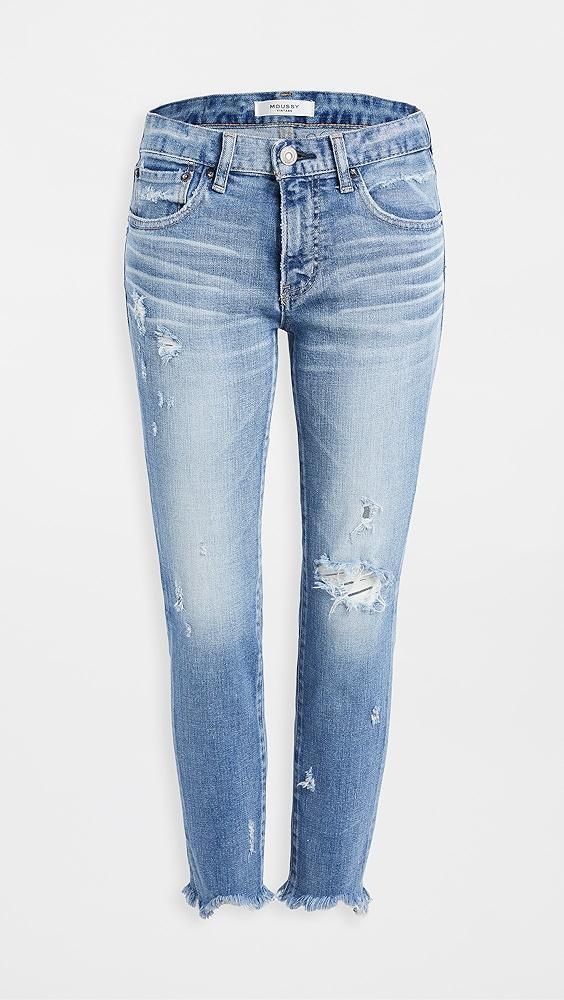 MOUSSY VINTAGE Glendele Skinny Jeans Light Blue | Shopbop Product Image