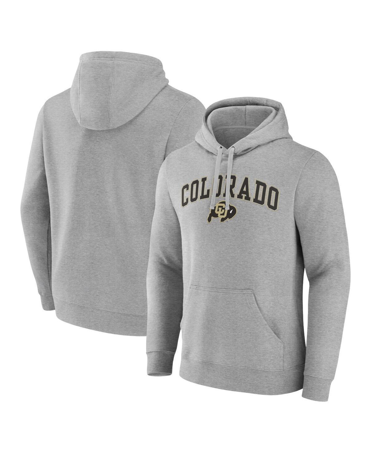 Mens Fanatics Steel Colorado Buffaloes Campus Pullover Hoodie Product Image