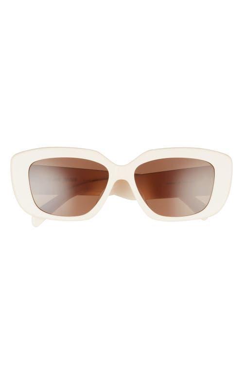 CELINE Triomphe 55mm Rectangular Sunglasses Product Image