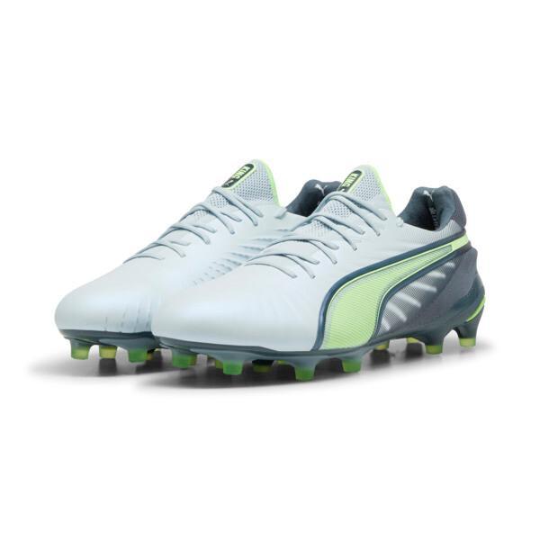 PUMA KING ULTIMATE Firm Ground/Artificial Ground Men's Soccer Cleats Shoes in Frosted Dew/Fizzy Apple/Grey Skies Product Image