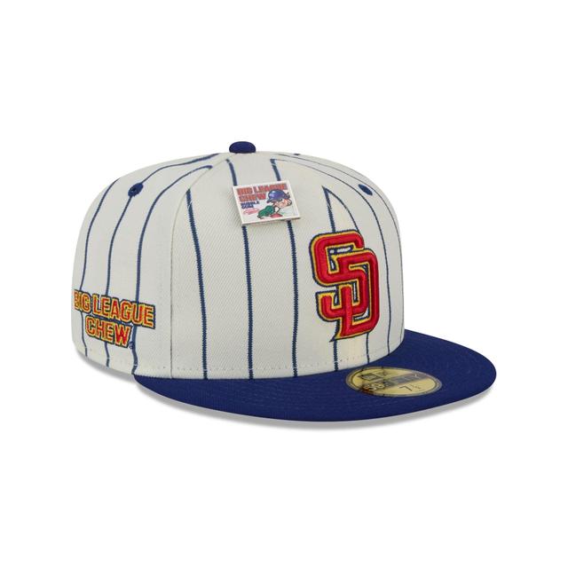 Big League Chew X San Diego Padres Pinstripe 59FIFTY Fitted Hat Male Product Image