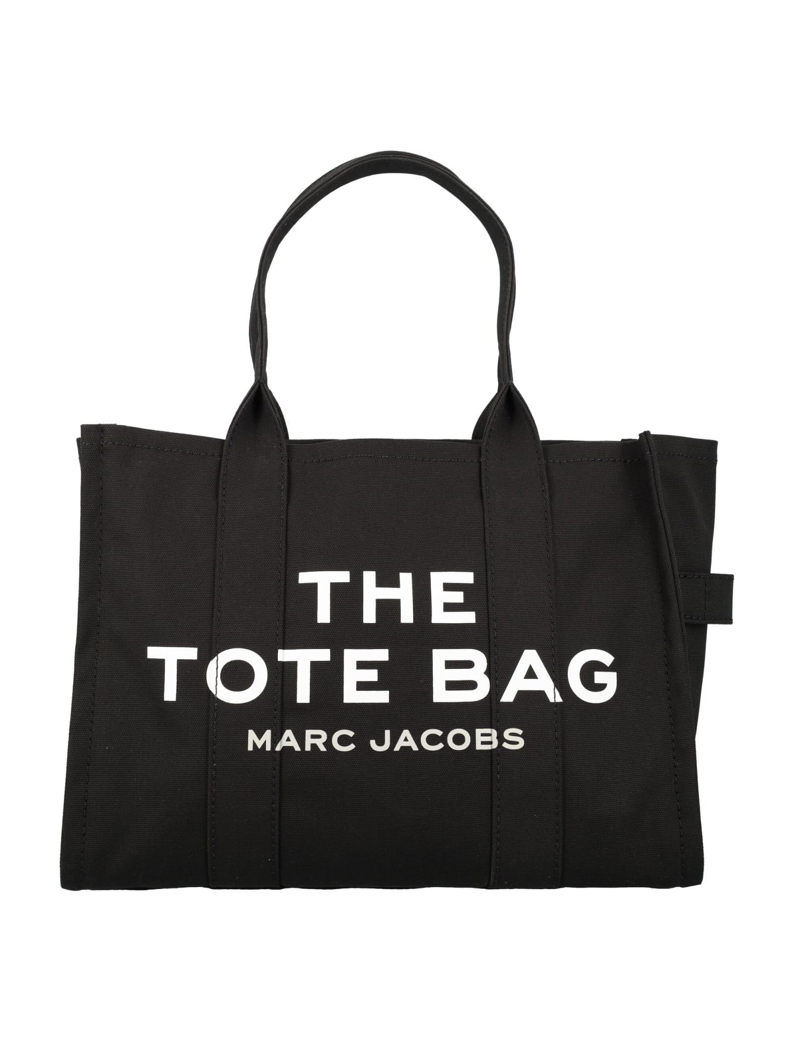 The Canvas Large Tote Bag In Black Product Image