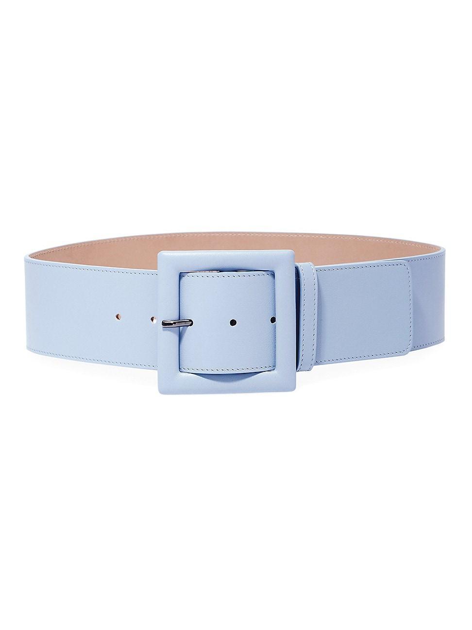 Womens Icon Large Square Buckle Belt Product Image