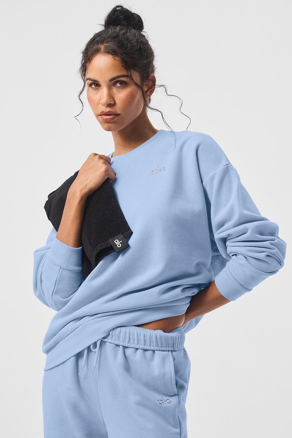 Accolade Crew Neck Pullover - Seashell Blue Female Product Image